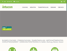 Tablet Screenshot of intucon.de